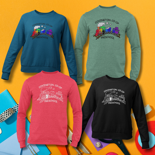 Adult Covington Co-Op Preschool Crewneck Sweatshirt